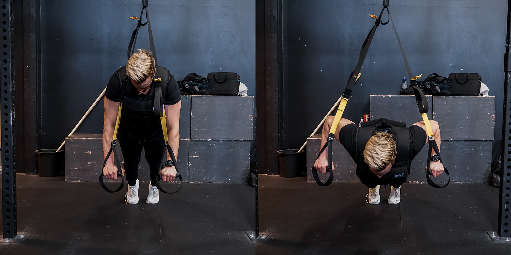 TRX push-ups med viktväst